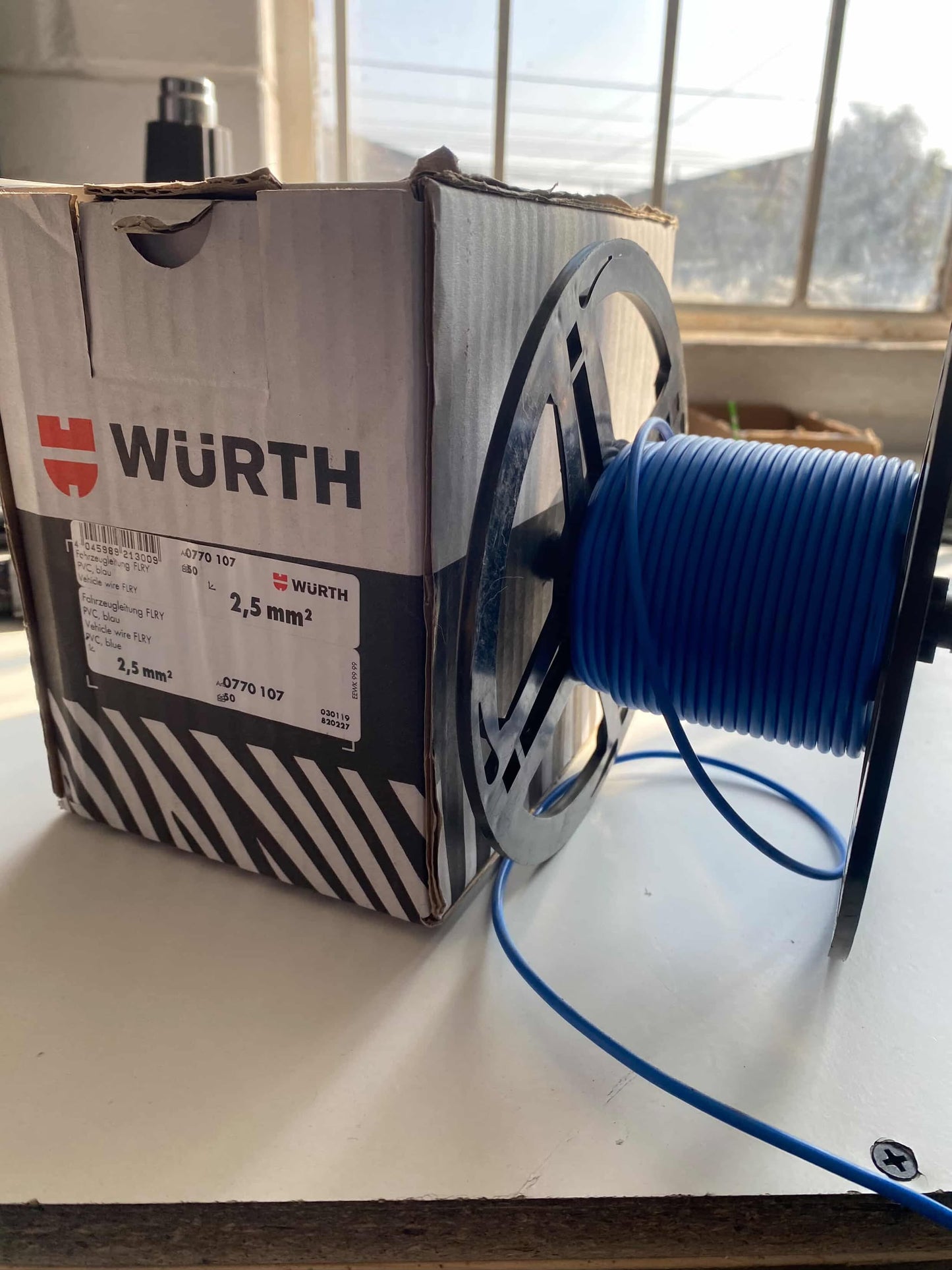 CABLE AUTOMOTRIZ WURTH FLRY 2.5mm (14 AWG)